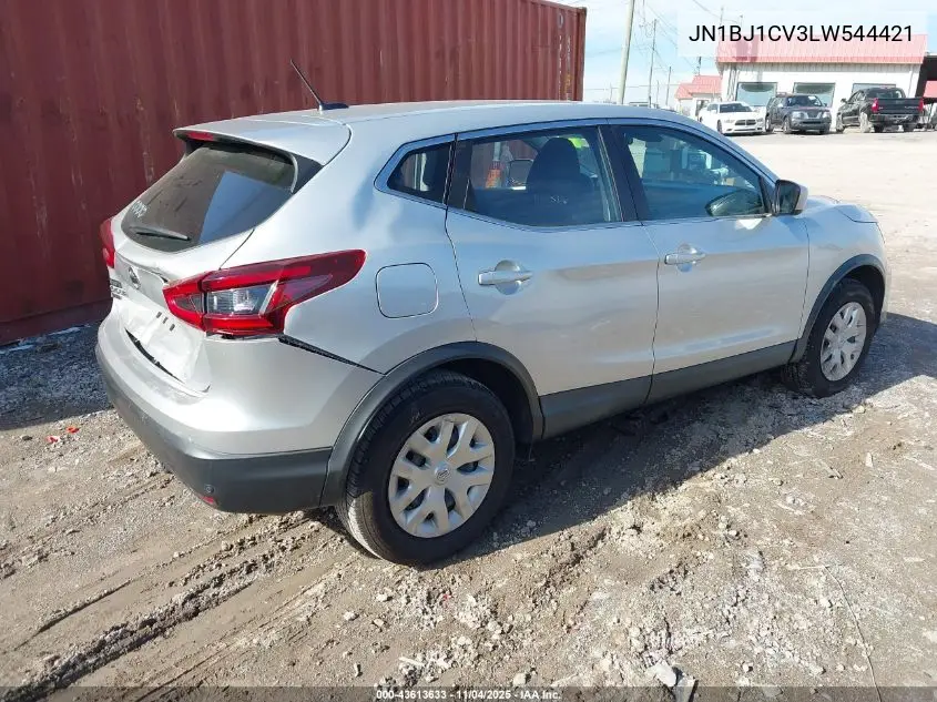 JN1BJ1CV3LW544421 2020 Nissan Rogue Sport S Fwd Xtronic Cvt