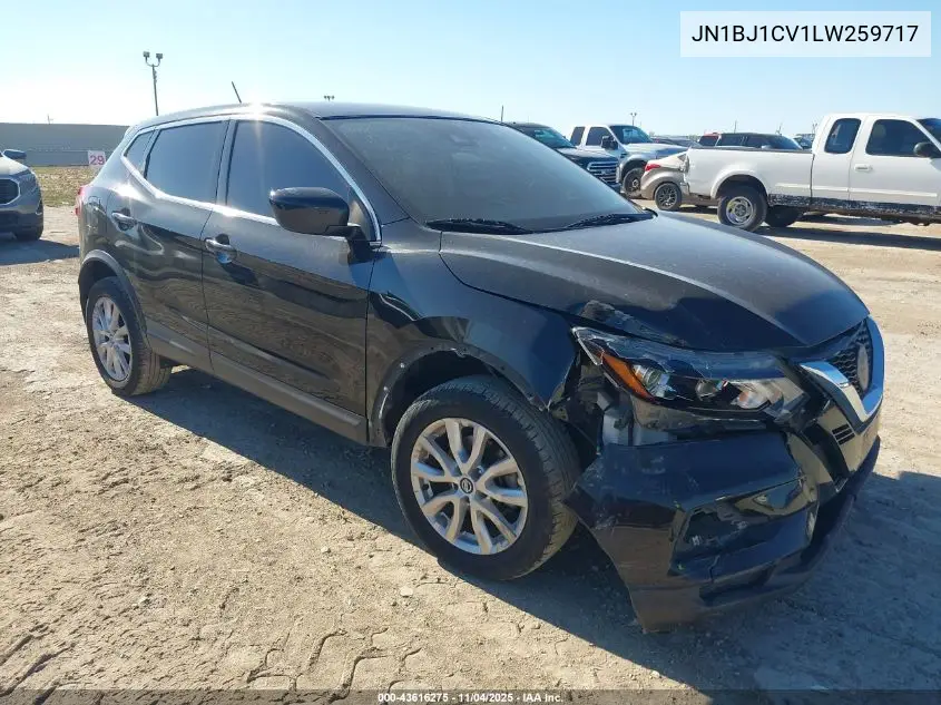 JN1BJ1CV1LW259717 2020 Nissan Rogue Sport S Fwd Xtronic Cvt