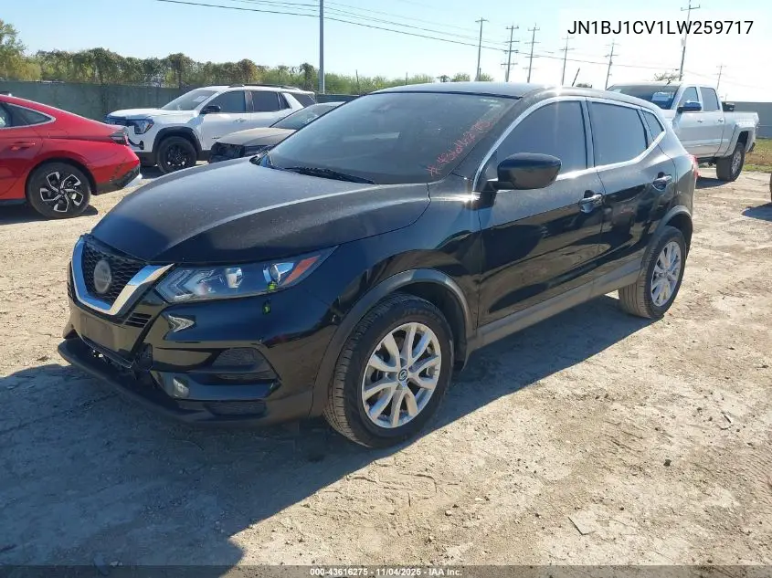 JN1BJ1CV1LW259717 2020 Nissan Rogue Sport S Fwd Xtronic Cvt