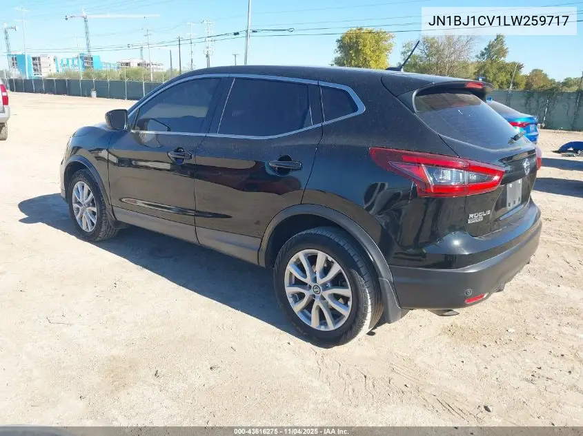 JN1BJ1CV1LW259717 2020 Nissan Rogue Sport S Fwd Xtronic Cvt