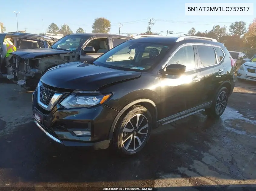 5N1AT2MV1LC757517 2020 Nissan Rogue Sl Intelligent Awd