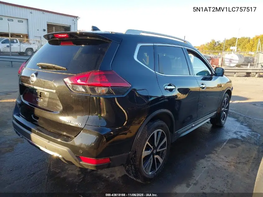 5N1AT2MV1LC757517 2020 Nissan Rogue Sl Intelligent Awd
