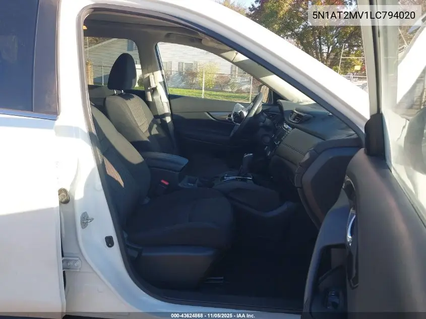 5N1AT2MV1LC794020 2020 Nissan Rogue Sv Intelligent Awd