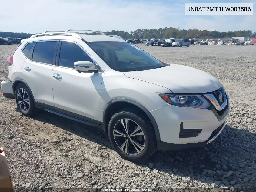 JN8AT2MT1LW003586 2020 Nissan Rogue Sv Fwd