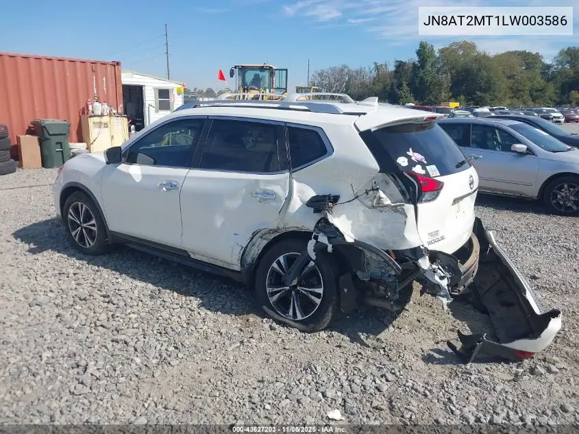 JN8AT2MT1LW003586 2020 Nissan Rogue Sv Fwd
