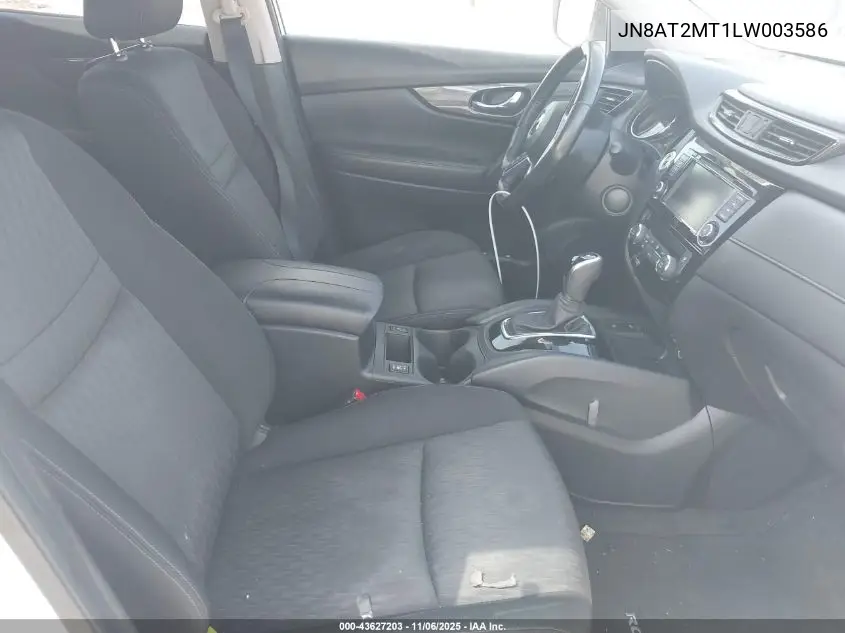 JN8AT2MT1LW003586 2020 Nissan Rogue Sv Fwd