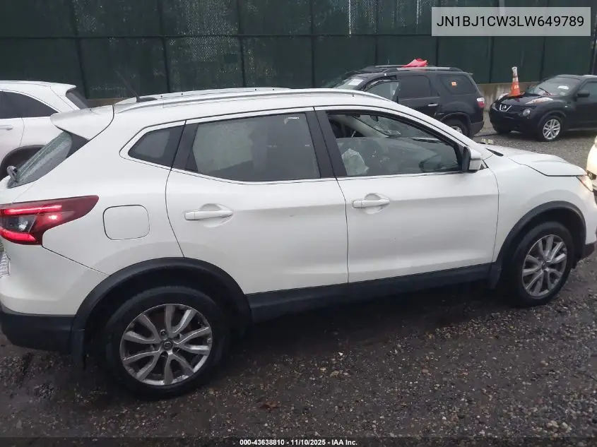 JN1BJ1CW3LW649789 2020 Nissan Rogue Sport Sv Awd Xtronic Cvt