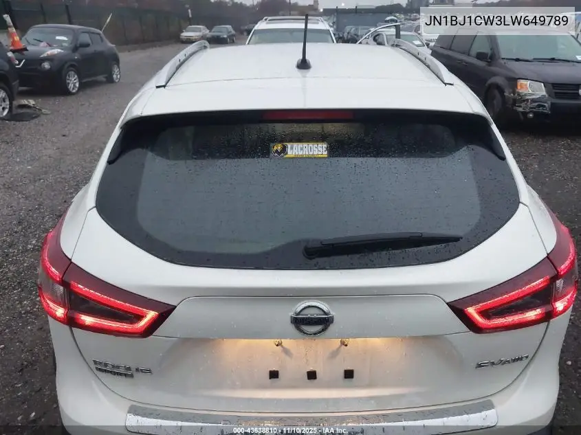 JN1BJ1CW3LW649789 2020 Nissan Rogue Sport Sv Awd Xtronic Cvt
