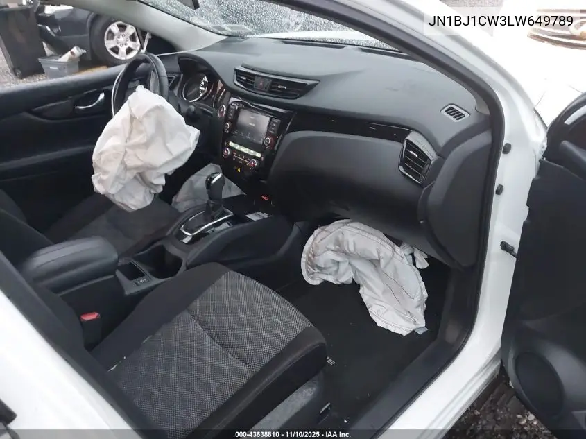 JN1BJ1CW3LW649789 2020 Nissan Rogue Sport Sv Awd Xtronic Cvt