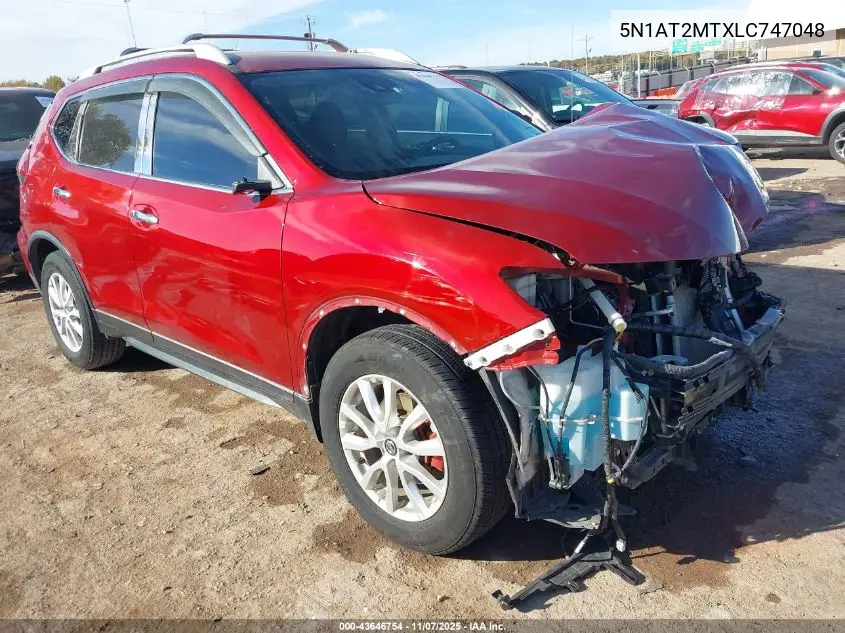 5N1AT2MTXLC747048 2020 Nissan Rogue Sv Fwd