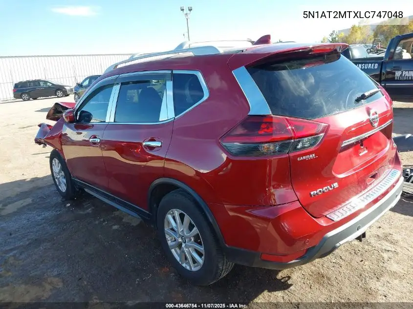 5N1AT2MTXLC747048 2020 Nissan Rogue Sv Fwd