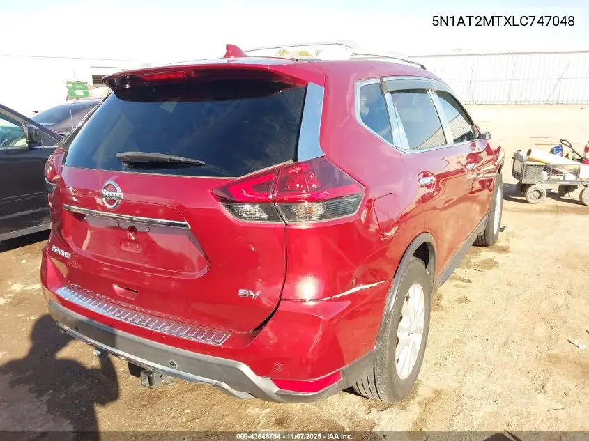 5N1AT2MTXLC747048 2020 Nissan Rogue Sv Fwd