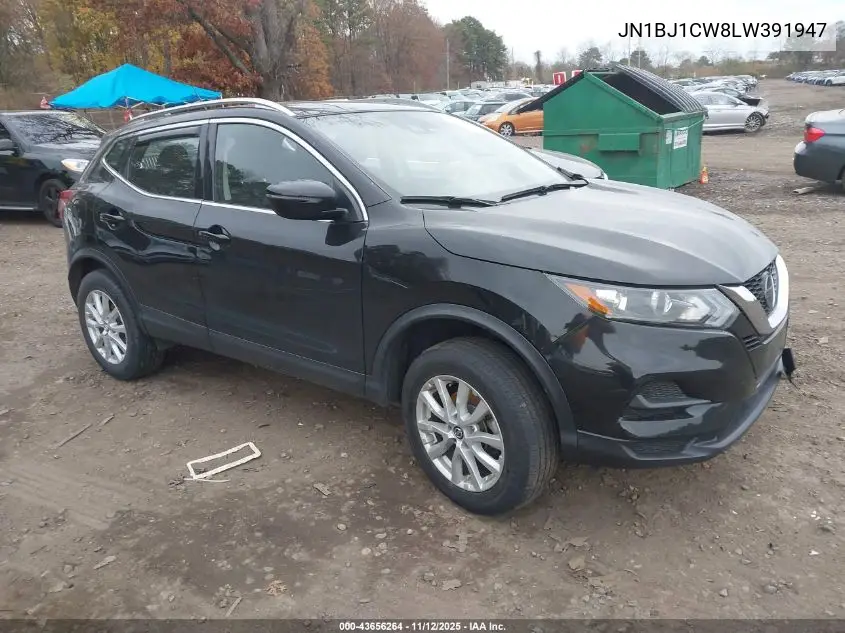 JN1BJ1CW8LW391947 2020 Nissan Rogue Sport Sv Awd Xtronic Cvt