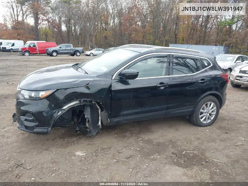 JN1BJ1CW8LW391947 2020 Nissan Rogue Sport Sv Awd Xtronic Cvt