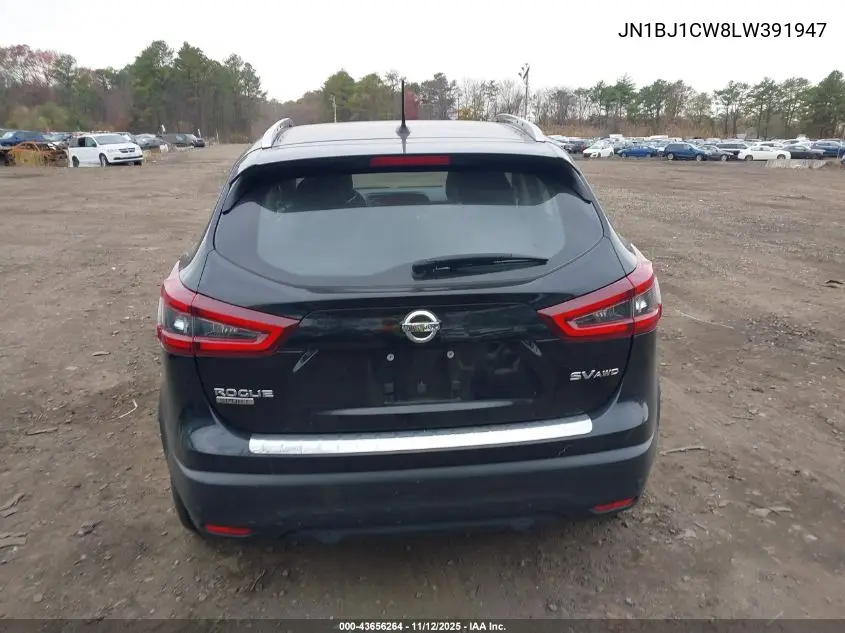 JN1BJ1CW8LW391947 2020 Nissan Rogue Sport Sv Awd Xtronic Cvt