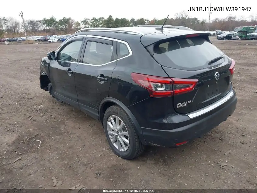 JN1BJ1CW8LW391947 2020 Nissan Rogue Sport Sv Awd Xtronic Cvt