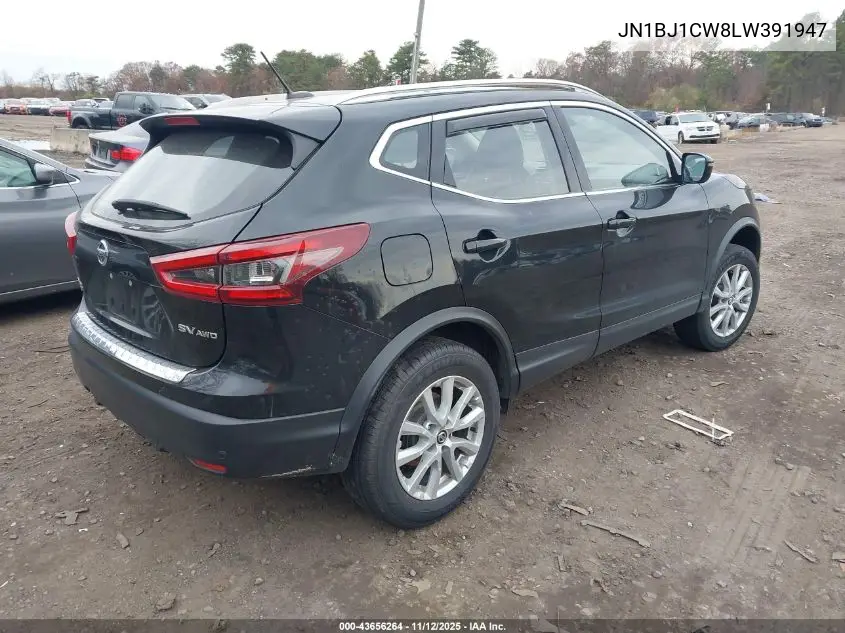JN1BJ1CW8LW391947 2020 Nissan Rogue Sport Sv Awd Xtronic Cvt