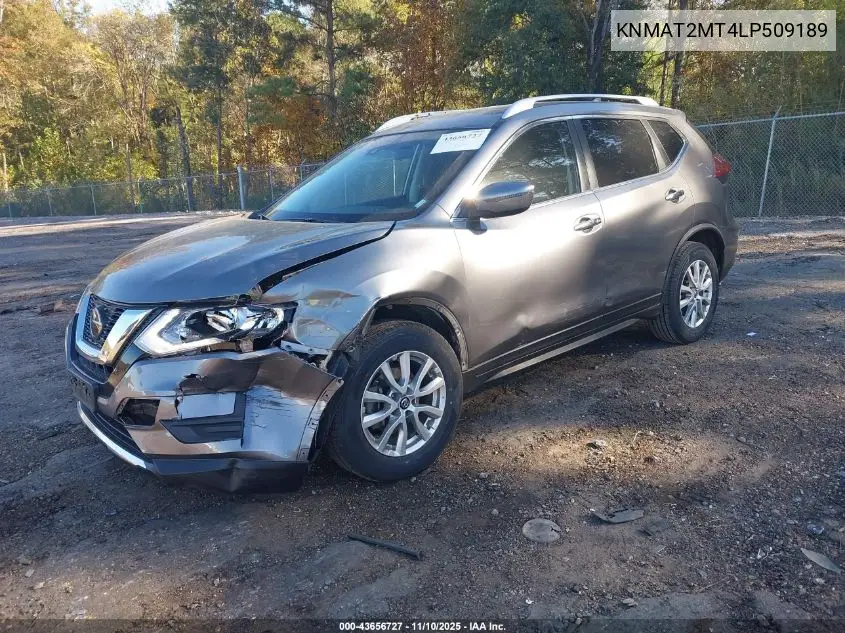 KNMAT2MT4LP509189 2020 Nissan Rogue Sv Fwd