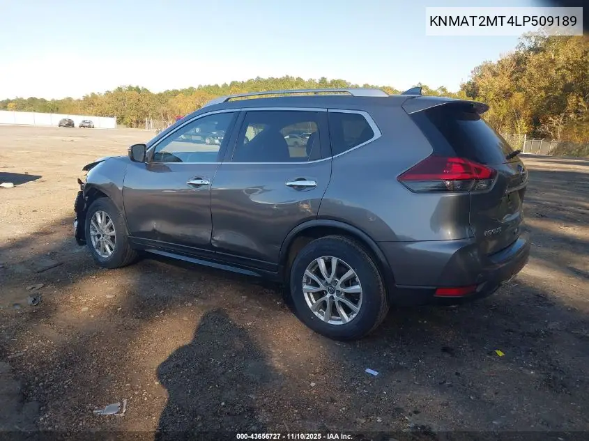 KNMAT2MT4LP509189 2020 Nissan Rogue Sv Fwd