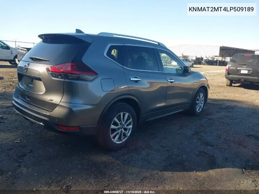 KNMAT2MT4LP509189 2020 Nissan Rogue Sv Fwd