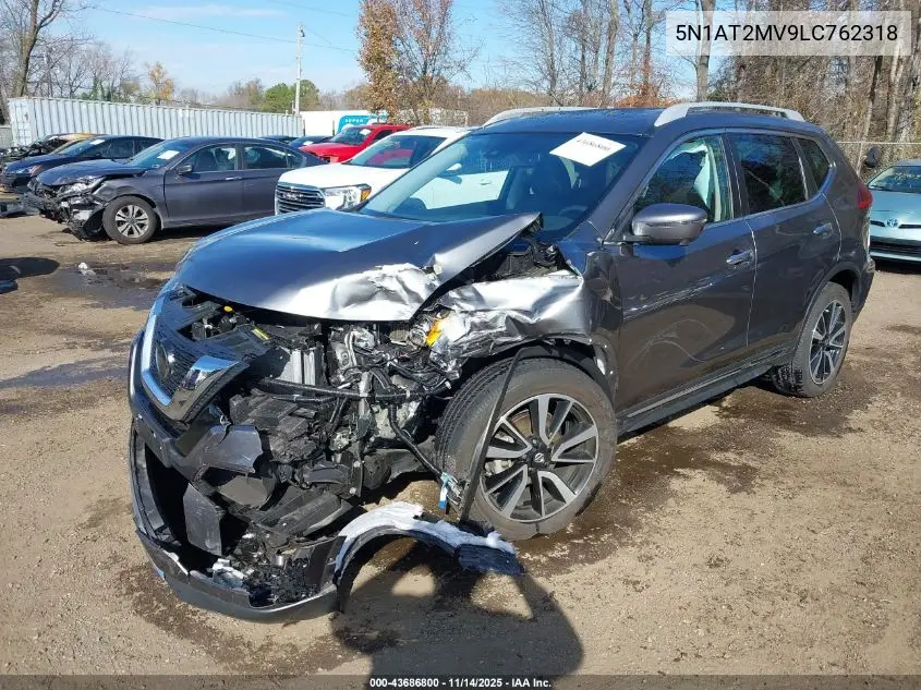 5N1AT2MV9LC762318 2020 Nissan Rogue Sl Intelligent Awd