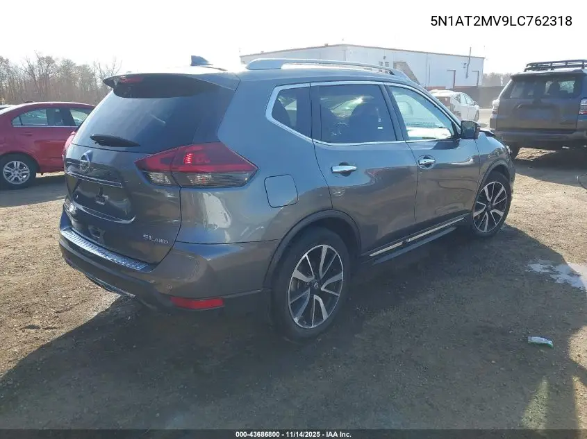 5N1AT2MV9LC762318 2020 Nissan Rogue Sl Intelligent Awd