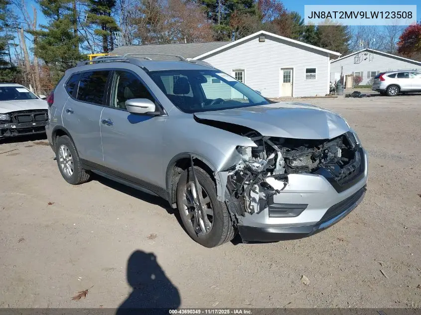 JN8AT2MV9LW123508 2020 Nissan Rogue Sv Intelligent Awd