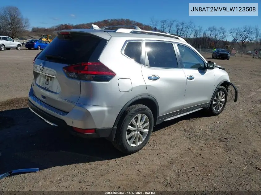 JN8AT2MV9LW123508 2020 Nissan Rogue Sv Intelligent Awd