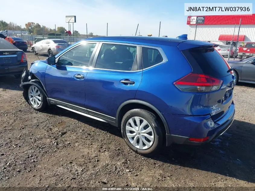 JN8AT2MT7LW037936 2020 Nissan Rogue S Fwd