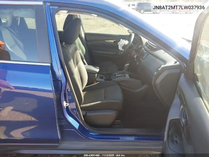 JN8AT2MT7LW037936 2020 Nissan Rogue S Fwd