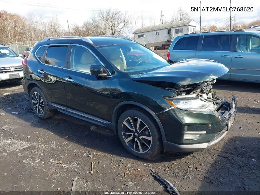 5N1AT2MV5LC768620 2020 Nissan Rogue Sl Intelligent Awd