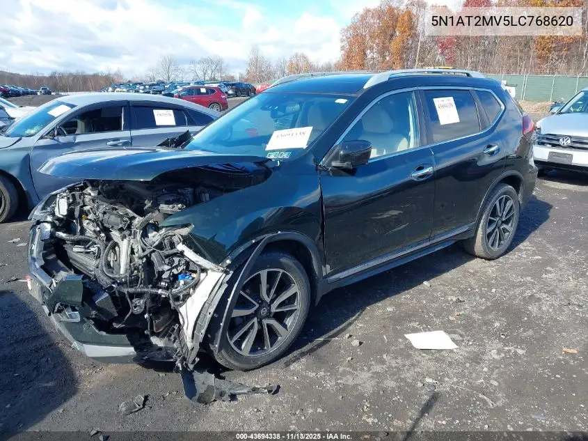 5N1AT2MV5LC768620 2020 Nissan Rogue Sl Intelligent Awd
