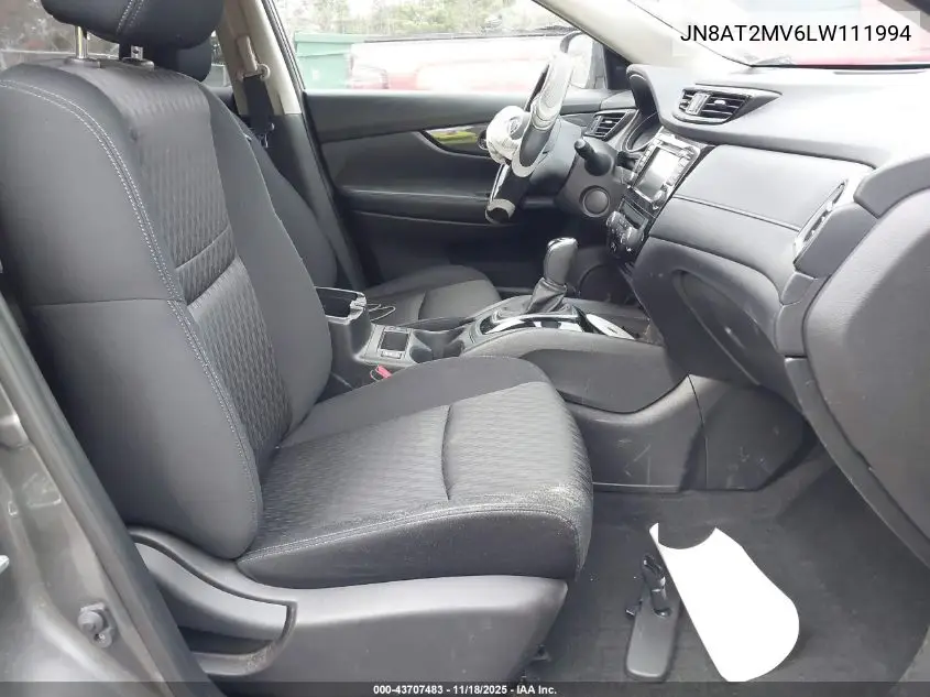 JN8AT2MV6LW111994 2020 Nissan Rogue Sv Intelligent Awd
