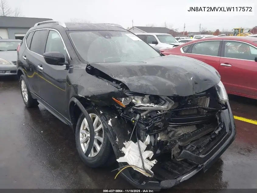 JN8AT2MVXLW117572 2020 Nissan Rogue Sv Intelligent Awd