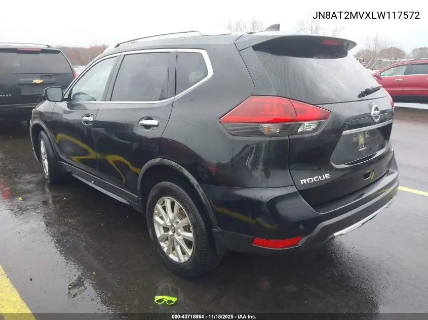 JN8AT2MVXLW117572 2020 Nissan Rogue Sv Intelligent Awd