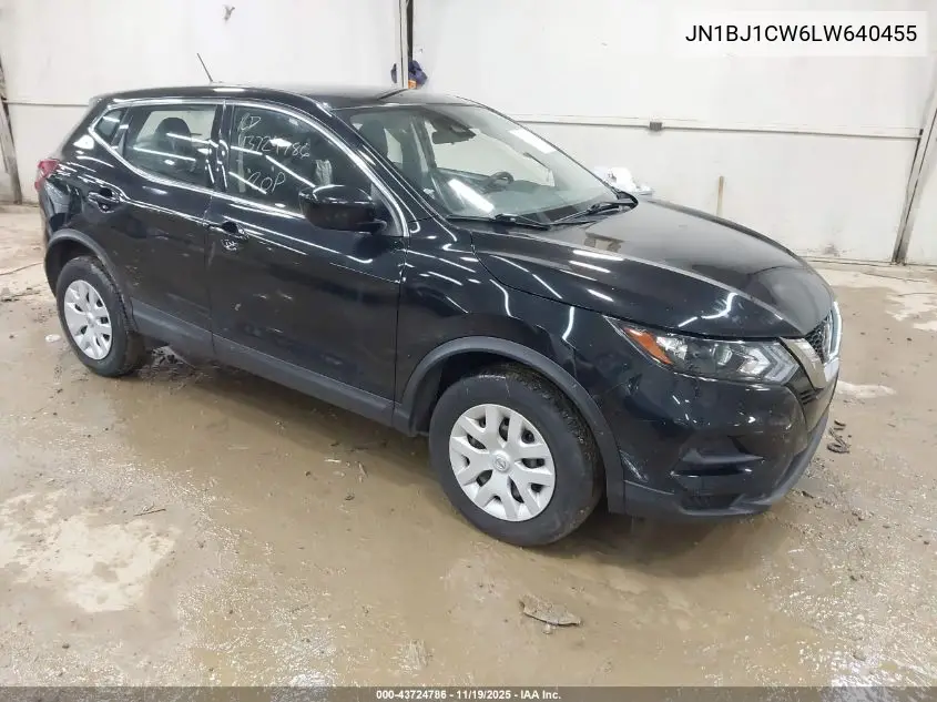 JN1BJ1CW6LW640455 2020 Nissan Rogue Sport S Awd Xtronic Cvt