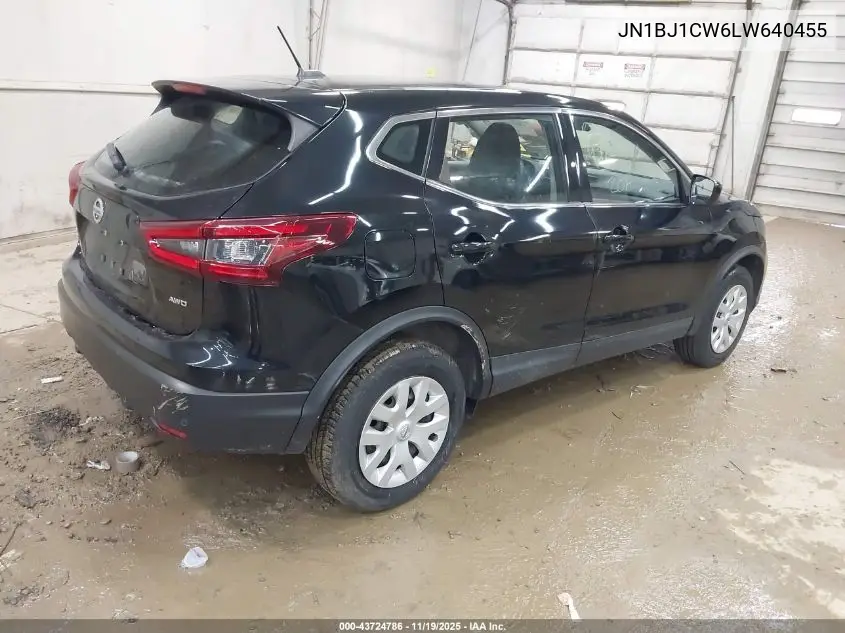 JN1BJ1CW6LW640455 2020 Nissan Rogue Sport S Awd Xtronic Cvt