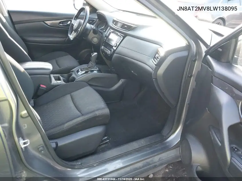 JN8AT2MV8LW138095 2020 Nissan Rogue Sv Intelligent Awd