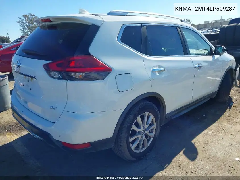KNMAT2MT4LP509287 2020 Nissan Rogue Sv Fwd