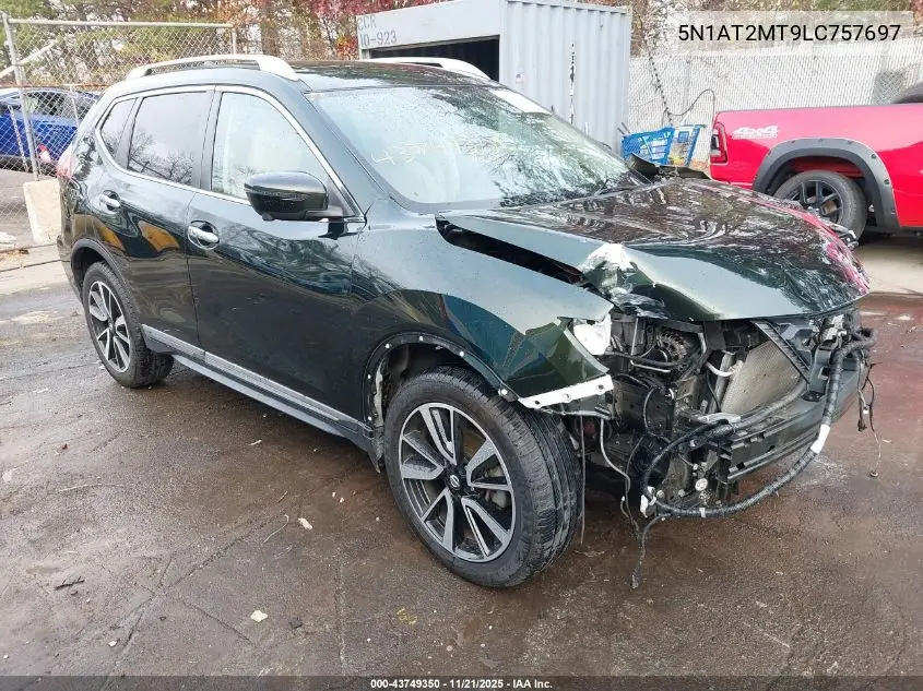 5N1AT2MT9LC757697 2020 Nissan Rogue Sl Fwd