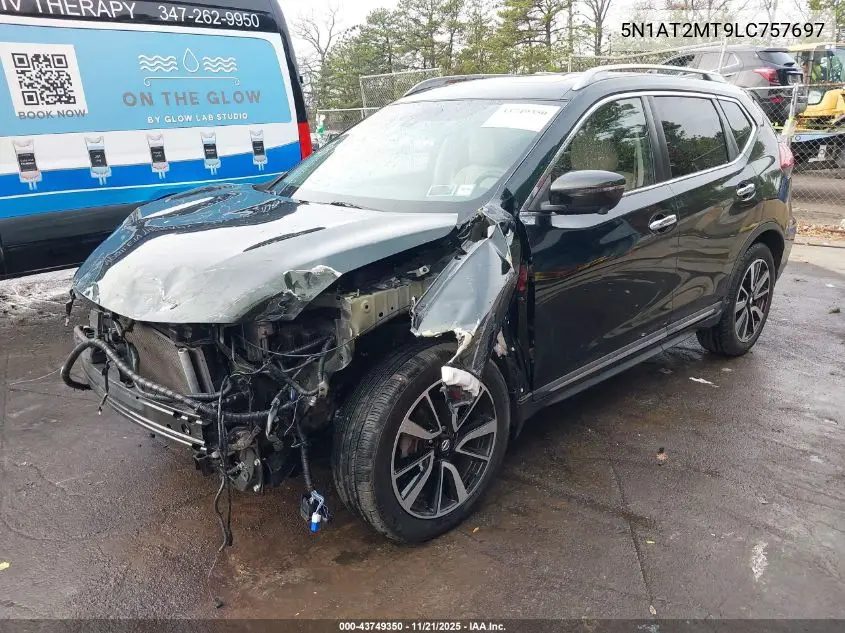 5N1AT2MT9LC757697 2020 Nissan Rogue Sl Fwd