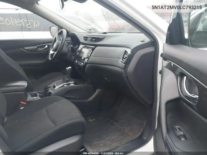 5N1AT2MV0LC793215 2020 Nissan Rogue Sv Intelligent Awd