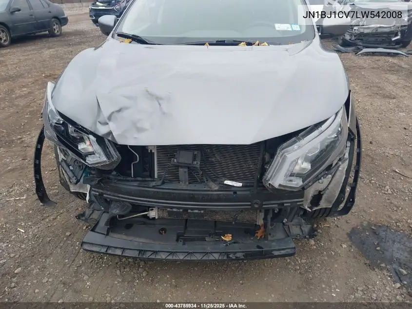 JN1BJ1CV7LW542008 2020 Nissan Rogue Sport S Fwd Xtronic Cvt