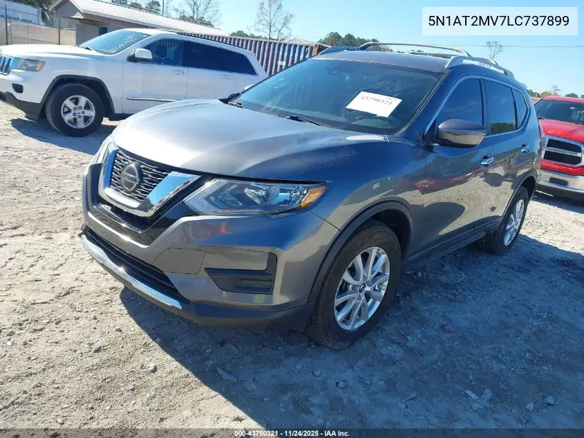 5N1AT2MV7LC737899 2020 Nissan Rogue S Intelligent Awd