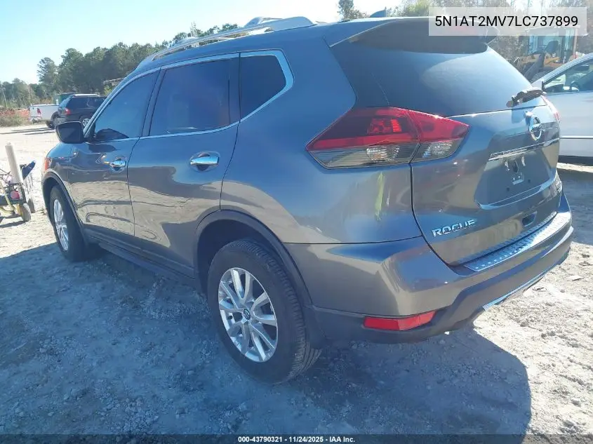 5N1AT2MV7LC737899 2020 Nissan Rogue S Intelligent Awd