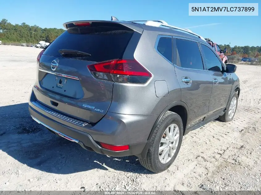 5N1AT2MV7LC737899 2020 Nissan Rogue S Intelligent Awd
