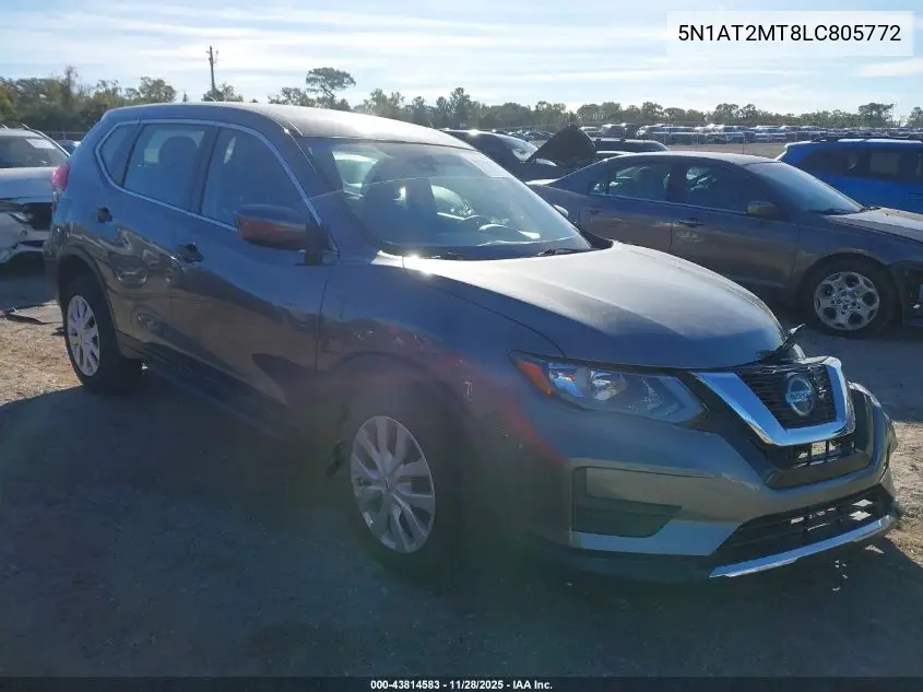 5N1AT2MT8LC805772 2020 Nissan Rogue S Fwd