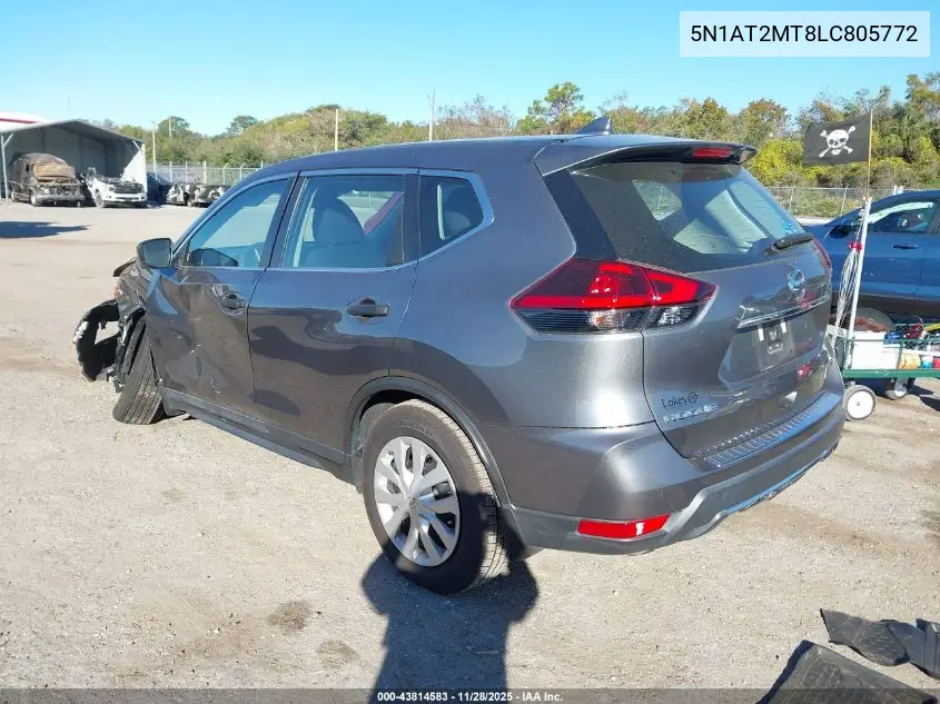 5N1AT2MT8LC805772 2020 Nissan Rogue S Fwd