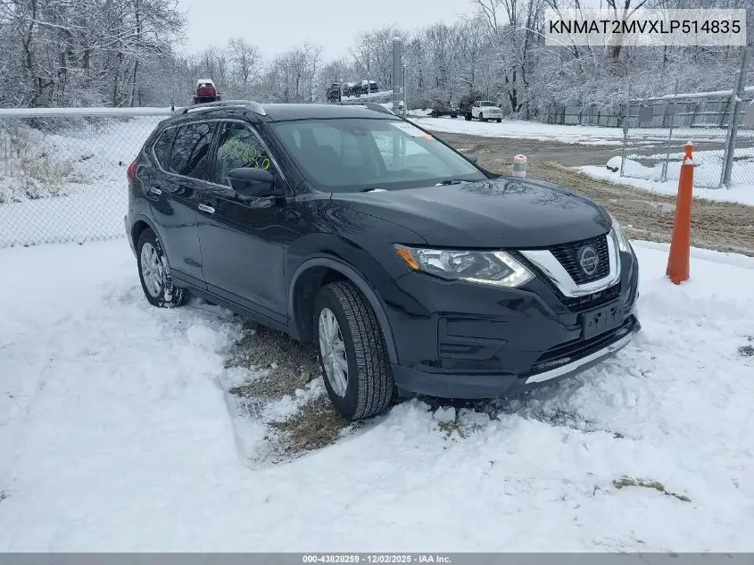 KNMAT2MVXLP514835 2020 Nissan Rogue Sv Intelligent Awd