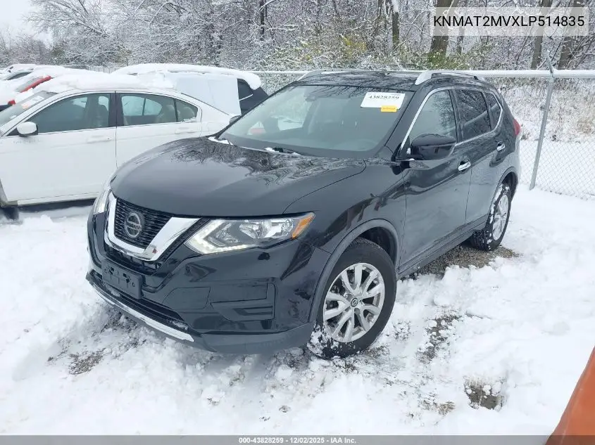KNMAT2MVXLP514835 2020 Nissan Rogue Sv Intelligent Awd